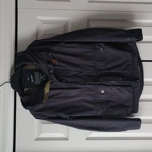 Woods Hooded Canatite Canvas Lefory Utility Jacket Size Small